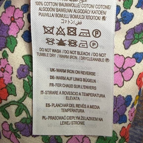 Mini Boden Girls Plaid Wool Blend Pea Coat Size 9-10Y - Picture 6 of 6